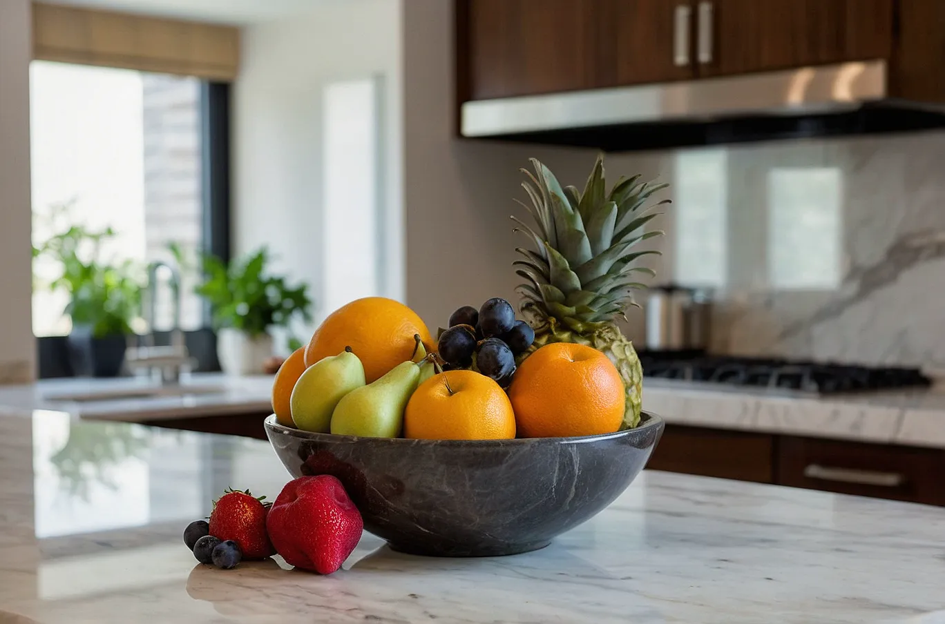 A bowl filled with a mix of fresh, juicy fruits — simple and refreshing.