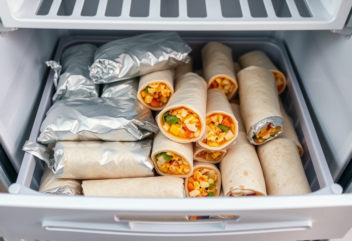 A variety of savory egg muffins with different vegetable fillings, illustrating a convenient and protein-rich busy new mom’s go-to breakfast.