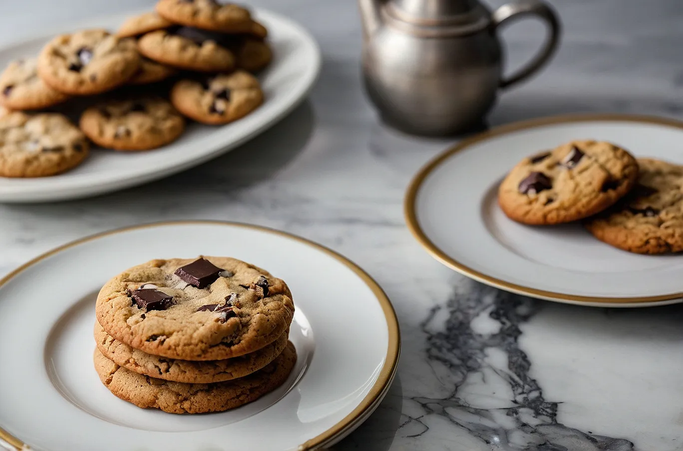 Fresh-baked cookies with a soft center and sweet, rich flavor.