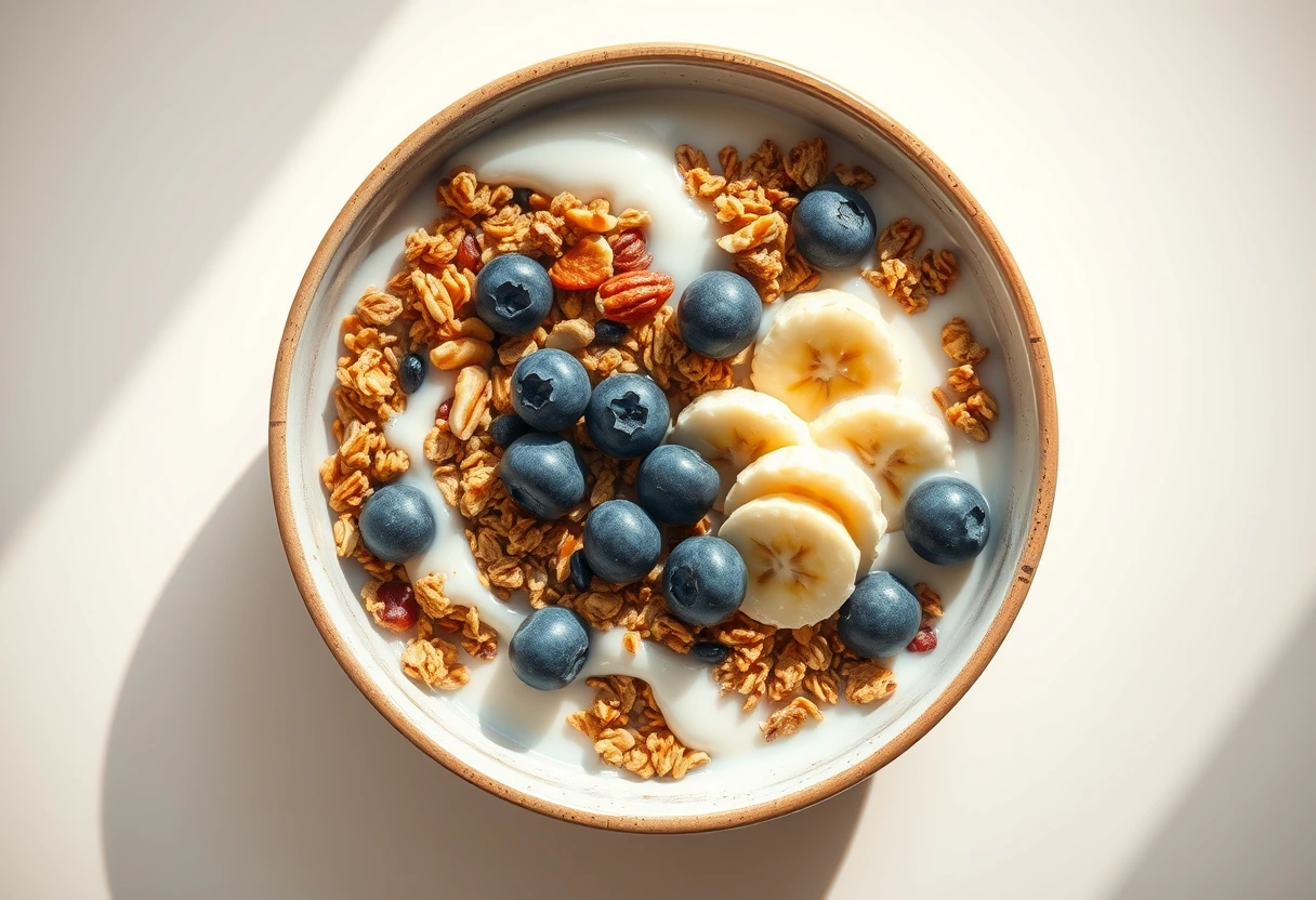 A variety of colorful homemade energy bites and granola bars arranged neatly on a wooden cutting board, showcasing healthy and convenient simple breakfasts that require zero cooking. They appear ready for easy grab-and-go access.