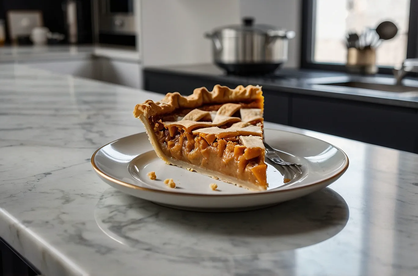 A classic pie with a golden crust and rich, flavorful filling.